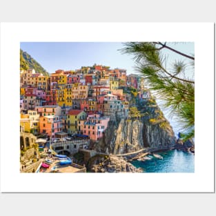 Italian Seaside Beach Town Photography Posters and Art